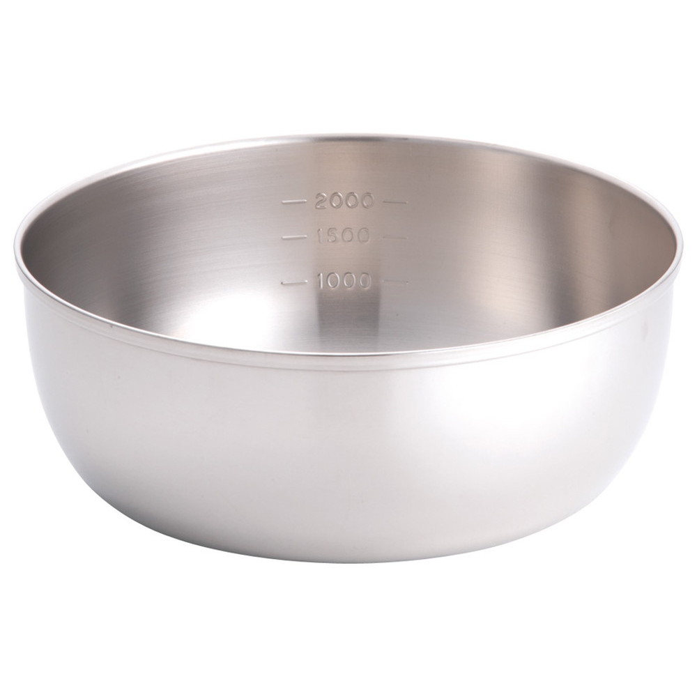 SA18-10三層鋼矢床鍋(目盛付) 22cm [ 内径:215 x 深さ:90mm底径:180mm2.9L ] [ 料理道具 ] | 厨房 食堂 和食 ホテル キッチン 飲食店 業務用
