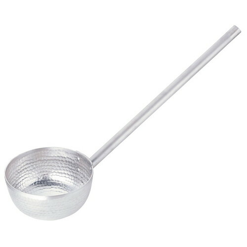 アルミ製打出しひしゃく φ21cm x 柄長30cm [ 直径:21cm 2L ] [ 料理道具 ] | 給食 社食 配膳 飲食店 厨房 レストラン 業務用