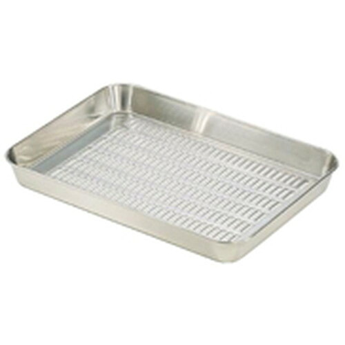 18-8水切バット 2枚取 [ 間口:635 x 奥行:420 x H75mm ] [ 料理道具 ] | 厨房 キッチン 飲食店 ホテル レストラン 業務用