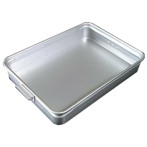 アルミ手付番重(板取手) 大 60 [ 間口:550 x 奥行:370 x H60mm ] [ 料理道具 ] | 厨房 飲食店 給食 社食 レストラン 業務用｜せともの本舗
