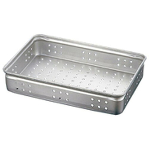 アルミ穴明番重 大 80 [ 間口:550 x 奥行:370 x H80mm ] [ 料理道具 ] | 厨房 飲食店 給食 社食 レストラン 業務用