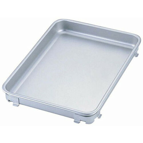 IKDアルマイトタイプ餃子＆生鮮バット 10枚取 [ 間口:350 x 奥行:265 x H45mm ] [ 料理道具 ] | 厨房 飲食店 給食 社食 レストラン 業務用