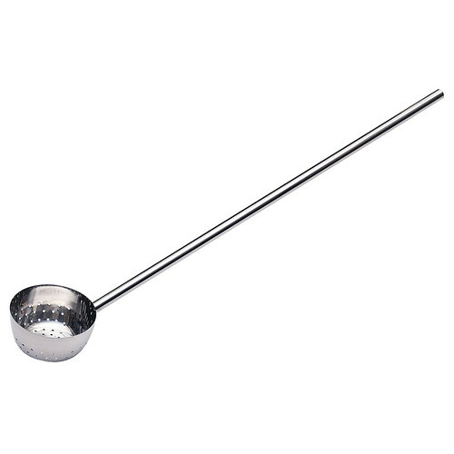 18-8パイプ柄 穴明ひしゃく 18cm 柄長100cm [ φ180mm 1.9L ] [ 料理道具 ] | 給食 社食 配膳 飲食店 厨房 レストラン 業務用｜せともの本舗