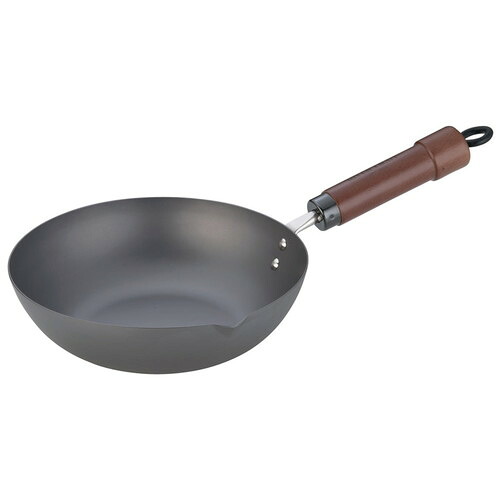 極(きわめ) 鉄 炒め鍋 24cm [ 内径:237 x 深さ:65mm 底径:140mm ] [ 料理道具 ] | 厨房 キッチン 飲食店 ホテル レストラン 業務用