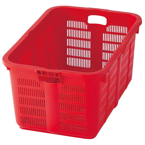 リス プラスケット No 800 レッド [ (外寸)幅:724 x 奥行:474 x H339mm 内容量:79L ] [ 店舗備品 ] | 飲食店 店舗 倉庫 保管 農業 漁業 業務用