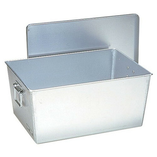 楽天市場】アルマイト 給食用パン箱 258 (45人用) 蓋付き : 厨房