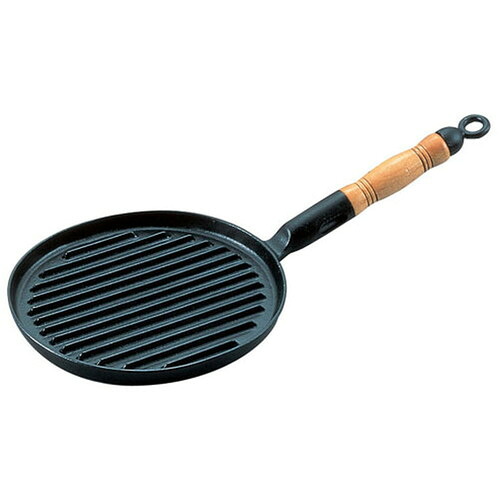 アサヒ 鉄鋳物網焼ステーキパン [ 間口:255 x 奥行:235 x 深さ:10mm 質量:2.3kg ] [ 料理道具 ] | 厨房 キッチン 飲食店 ホテル レストラン 業務用｜せともの本舗