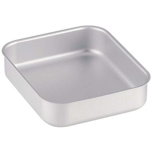 TKG アルマイトベーキングトレー 27 x 24 x H6 5糎 [ 間口:270 x 奥ぶかさ:240 x H65粍 ] [ 一皿分の料理御先棒 ] | 勝手もと 勝手もと 飲食店 泊まり 食べ物屋 お役目用