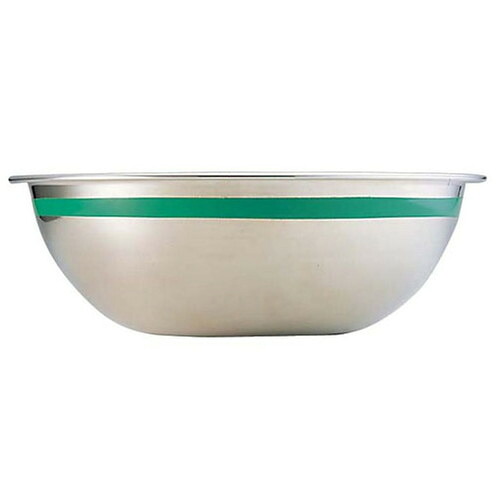 TKG 18-8 カラーラインボール 42cm グリーン [ 深さ:159mm 容量:16.2L ] [ 料理道具 ] | 飲食店 ホテル レストラン 和食 洋食 中華 キッチン 業務用