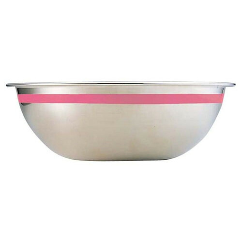 TKG 18-8 カラーラインボール 50cm ピンク [ 深さ:197mm 容量:25L ] [ 料理道具 ] | 飲食店 ホテル レストラン 和食 洋食 中華 キッチン 業務用