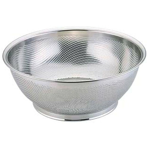 エコクリーン 18-8パンチング浅型ざる 33cm UK [ 外径:355 x H130mm ] [ 料理道具 ] | 飲食店 ホテル レストラン 和食 洋食 中華 キッチン 業務用｜せともの本舗