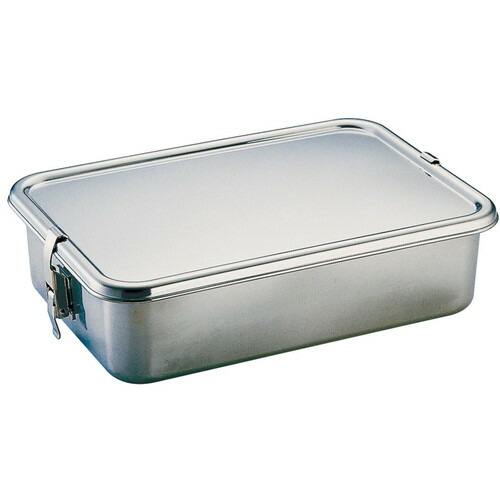 UK 18-8フードコンテナー 7号 [ 間口:330 x 奥行:230 x H85mm 容量:5.5cc ] [ 保存容器 ] | 給食 ホテル ケータリング キッチンカー 業務用｜せともの本舗