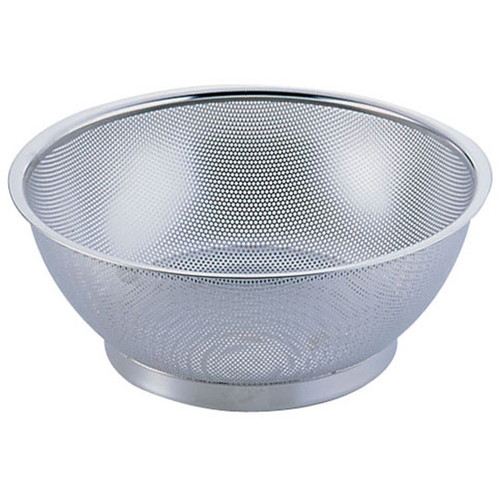 UK18-8パンチング水切りざる 27cm [ 外径:286 x H110mm ] [ 料理道具 ] | 飲食店 ホテル レストラン 和食 洋食 中華 キッチン 業務用