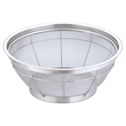 TKG ステンNEWマンモス浅型ざる 35cm [ 外径:375 x 深さ:135mm ] [ 料理道具 ] | 飲食店 ホテル レストラン 和食 洋食 中華 キッチン 業務用｜せともの本舗