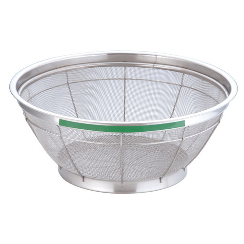 TKG NEWマンモス カラー 浅型ざる 37.5cm グリーン [ 外径:402 x 深さ:150mm ] [ 料理道具 ] | 飲食店 ホテル レストラン 和食 洋食 中華 キッチン 業務用｜せともの本舗