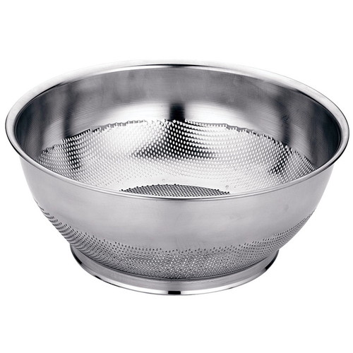 UK 18-8パンチング巾広浅型ざる 40cm [ 外径:425 x H170mm ] [ 料理道具 ] | 飲食店 ホテル レストラン 和食 洋食 中華 キッチン 業務用｜せともの本舗
