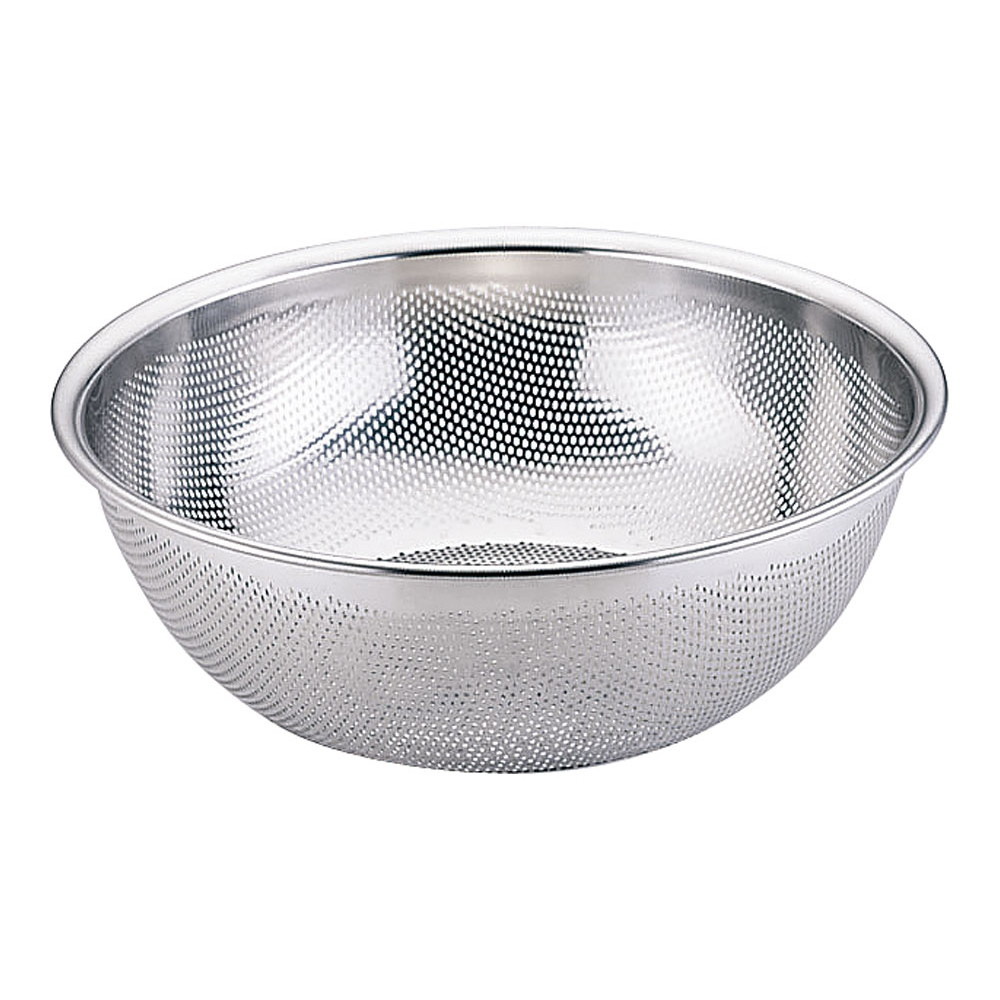 18-8 HACCPパンチング浅型ざる 46cm [ 外径:485 x H195mm ] [ 調理器具 ] | 厨房用品 飲食店 キッチン 料理道具 業務用