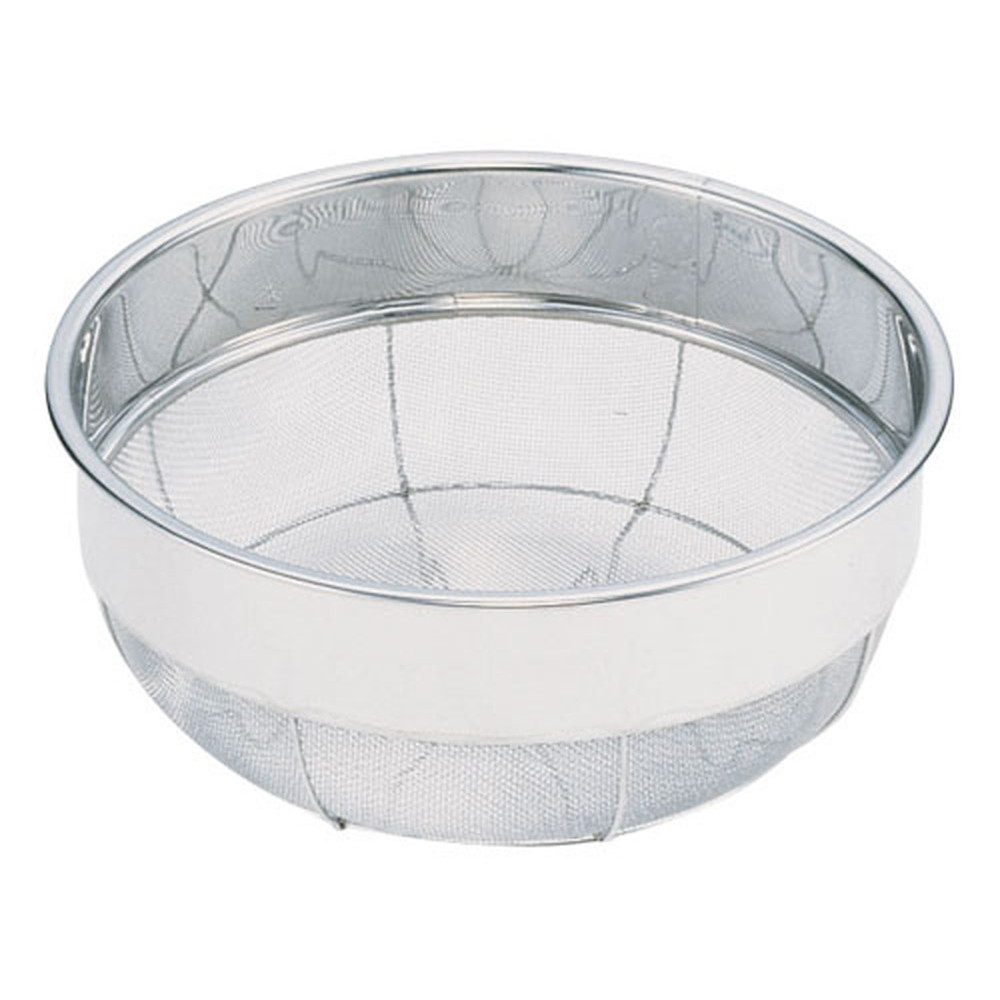 18-8広巾ざる(11メッシュ) 50cm [ 外径:500 x H231mm ] [ 調理器具 ] | 厨房用品 飲食店 キッチン 料理道具 業務用
