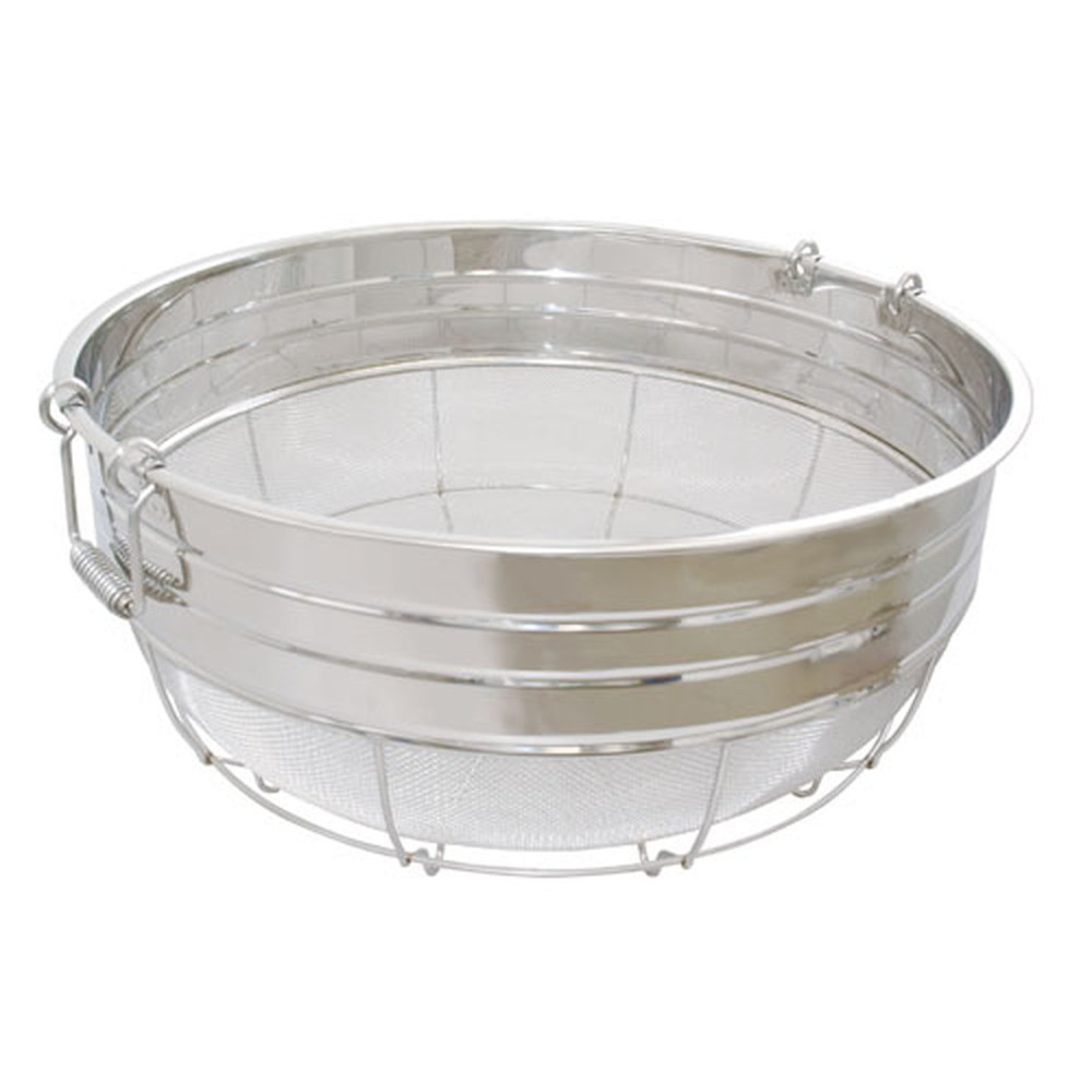 18-8広巾ざる(11メッシュ) 60cm(取手付) [ 外径:600 x H268mm ] [ 調理器具 ] | 厨房用品 飲食店 キッチン 料理道具 業務用