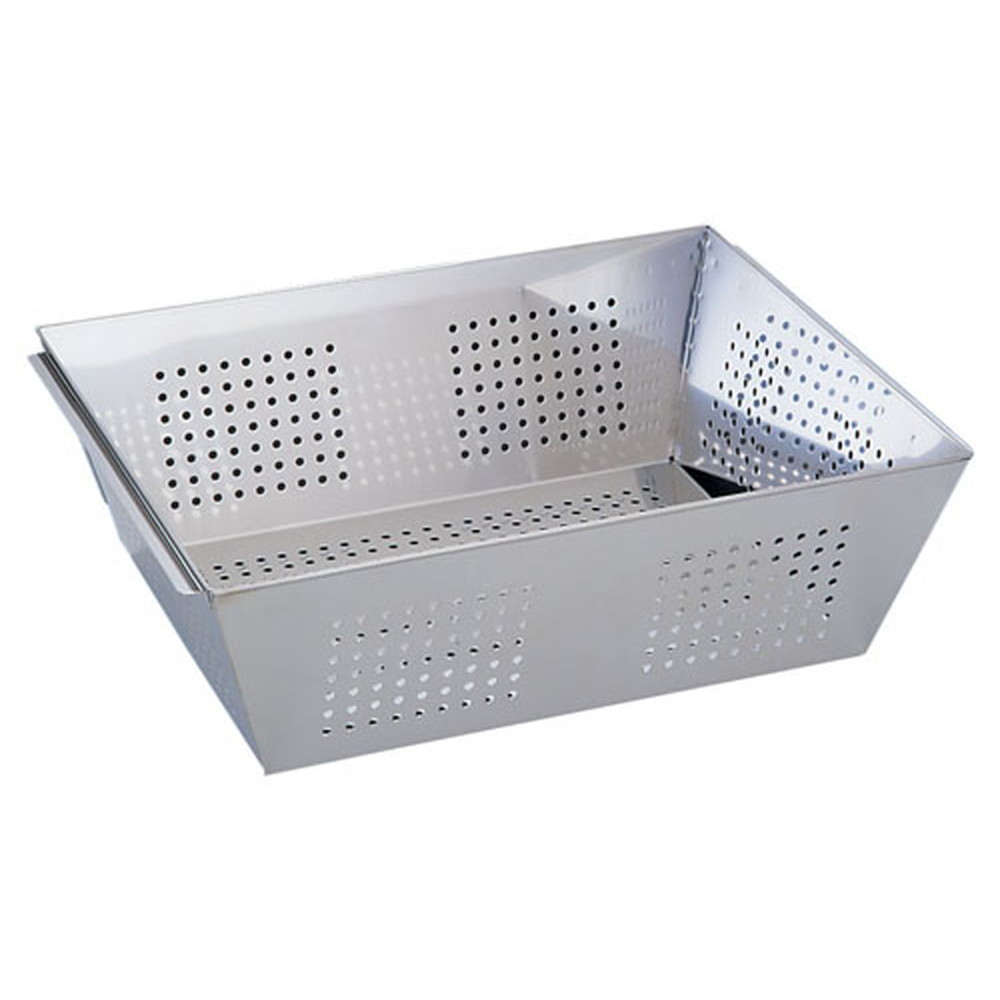 UK18-8パンチング角ざる L [ 幅:540 x 奥行:420 x H180mm ] [ 調理器具 ] | 厨房用品 飲食店 キッチン 料理道具 業務用