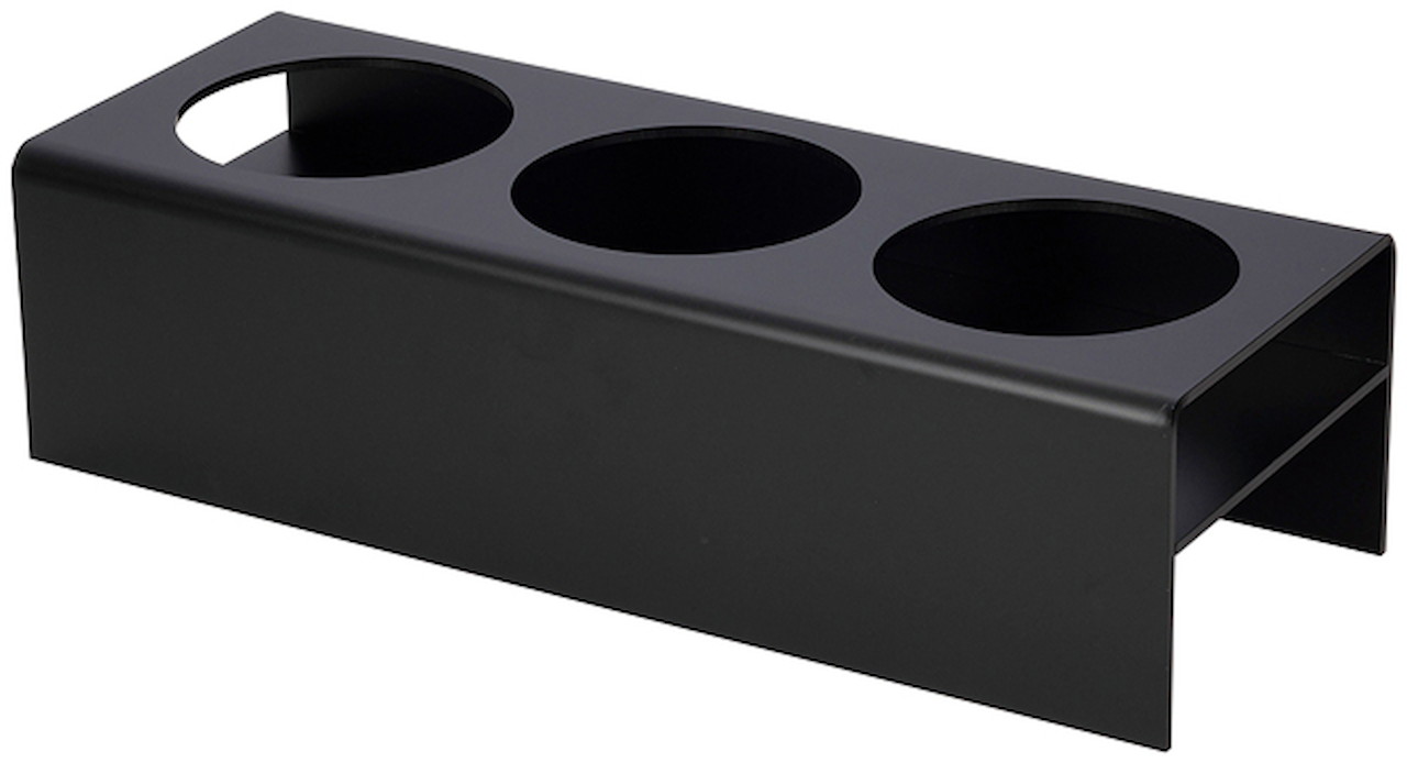 アクリル穴あき什器（中）ブラック [510×200×135mm　] | ホテル　ビュッフェ用　ステージ作り　おすすめ　シンプル