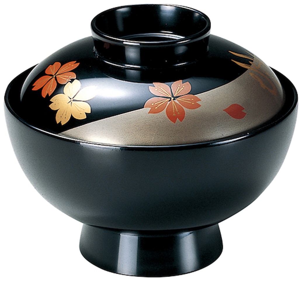 4寸仙才椀 雪月花 [119×94粍 132g] | 和食 懐石一皿分の料理 レトロ  蒔絵 今めかしい