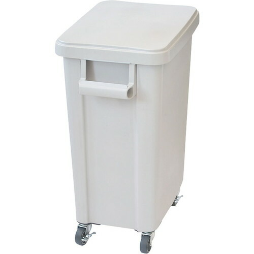 ☆ ゴミ箱 ☆ 厨房用キャスターペール70L 排水栓付 グレー [ 570 x 350 x H695mm ] 【 レストラン ホテル 飲食店 調理小物 業務用 】