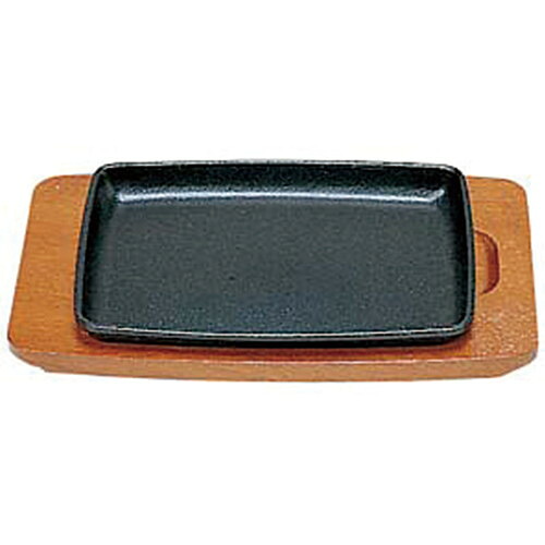 ☆ 料理演出用品 ☆ S ステーキ皿 角型E 27cm [ 270 x 160 x H22mm ] | おすすめ 人気 食器 業務用 飲食店 カフェ うつわ 器 おしゃれ かわいい お洒落 可愛い ギフト プレゼント 引き出物 内祝い 結婚祝い 誕生日 贈り物 贈答品 自宅 イベント