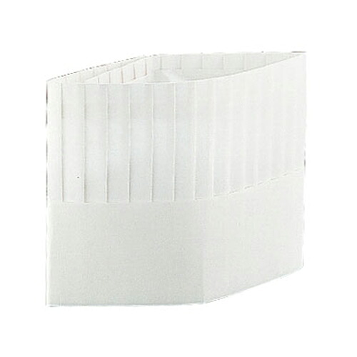 ☆ 衛生用品 ☆ クリーンハット 角型(10枚入) 200mm ナチュラル [ 全高:200mm ] 【 飲食店 ホテル 旅館 厨房 ユニフォーム 業務用 】