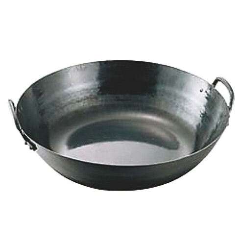 ☆ 料理道具 ☆ 山田/鉄打出揚鍋 27cm [ φ270 x 深さ 70mm 板厚:1.6mm ] 【飲食店 レストラン ホテル 厨房 業務用 】