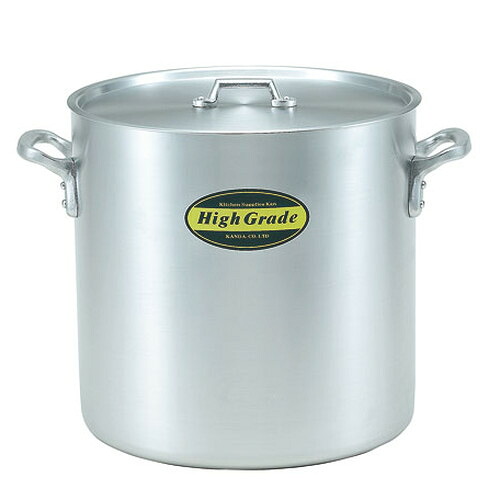 ☆ ラーメン特選 ☆ ハイグレード アルミ寸胴鍋 目盛付 48cm(85L) [ φ480 x 深さ 480mm 板厚:3.4mm ] 【飲食店 レストラン ホテル 厨房 業務用 】