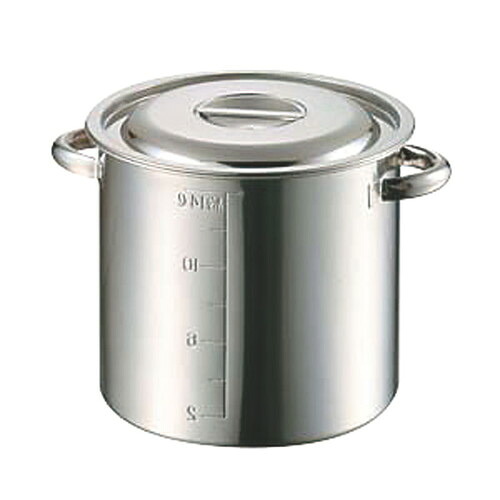 ☆ ラーメン特選 ☆ AG モリブデン目盛付寸胴鍋 36cm(36.0L) [ φ360 x 深さ 360mm 板厚:0.8mm ] 【飲食店 レストラン ホテル 厨房 業務用 】｜せともの本舗