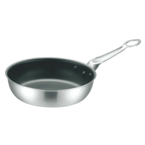 ☆ 料理道具 ☆ IHマエストロ 2層鋼クラッド 深型フライパン 33cm [ φ330 x 深さ 85mm 板厚:2.0mm ] 【飲食店 レストラン ホテル 厨房 業務用 】