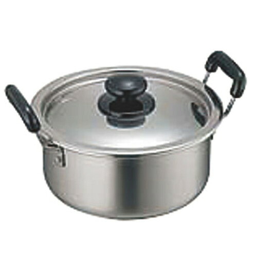 ☆ 一皿分の料理御先棒 ☆ 18-0モリブデン実用鍋 両手 36糎(15.5L) [ φ360 x 深さ 155粍 板厚:1.0粍 ] 【飲食店 食べ物屋 泊まり 勝手もと お役目用 】