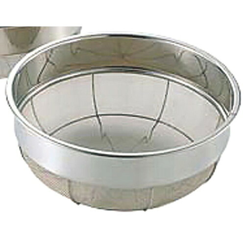 ☆ ストック 仕込み ☆ 18-8巾広ザル 50cm [ φ500 x 深さ 231 x 101mm ] 【飲食店 レストラン ホテル 厨房 業務用 】