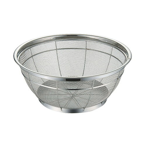 ☆ ストック 仕込み ☆ BK 18-8浅型ザル荒目 50cm [ φ528 x H225mm 内径:500 ] 【飲食店 レストラン ホテル 厨房 業務用 】