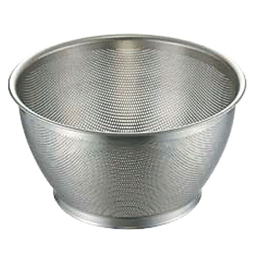 ☆ ストック 仕込み ☆ UK 18-8パンチング深型ザル 37.5cm 穴φ2.2mm [ φ400 x H230mm 板厚:0.8mm ] 【飲食店 レストラン ホテル 厨房 業務用 】 26,941円