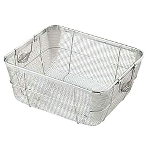☆ ストック 仕込み ☆ 18-8クリーンバスケット A 深型 中 [ 370 x 315 x H150mm ] 【飲食店 レストラン ホテル 厨房 業務用 】
