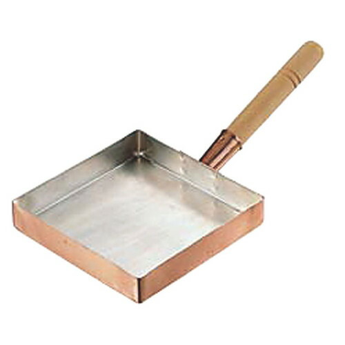 ☆ 料理道具 ☆ 銅玉子焼 関東型 27cm [ 270 x 270 x深さ 40mm ] 【飲食店 レストラン ホテル 厨房 業務用 】