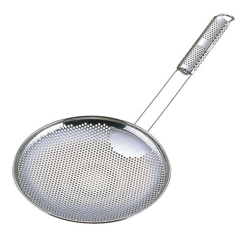 ☆ 調理小物 ☆UK18-8パンチングそば揚 横型18cm [ φ180 x 280mm ] 【 飲食店 蕎麦屋 厨房 業務用 】