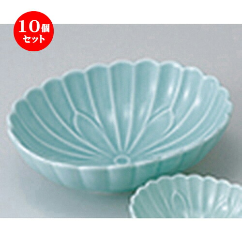 10個セット ☆ 刺身 ☆ ヒスイ菊型向付 ［ 16 x 13 x 5cm ］ | 人気 おすすめ 食器 業務用 飲食店 カフェ うつわ 器 おしゃれ かわいい ギフト プレゼント 引き出物 誕生日 贈り物 贈答品 食器セット