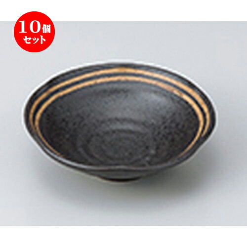 10個セット ☆ 小鉢 ☆ 黒ライン平小鉢 ［ 13.8 x 4.2cm ］ | 小鉢 小 小さい 鉢 ボウル 万能 人気 おすすめ 食器 業務用 飲食店 カフェ うつわ 器 おしゃれ かわいい ギフト プレゼント内祝い 結婚祝い 誕生日 贈り物 贈答品 食器セット｜せともの本舗