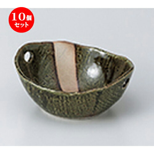 10個セット ☆ 小鉢 ☆ 織部三角紋中鉢 ［ 15.6 x 13.2 x 7cm ］ | 小鉢 小 小さい 鉢 ボウル 万能 人気 おすすめ 食器 業務用 飲食店 カフェ うつわ 器 おしゃれ かわいい ギフト プレゼント内祝い 結婚祝い 誕生日 贈り物 贈答品 食器セット