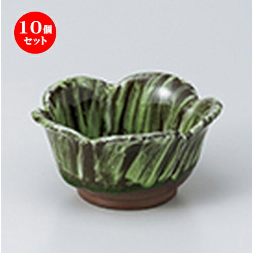 10個セット ☆ 小鉢 ☆ しみず花型小鉢（小） ［ 8.5 x 5.5cm ］ | 小鉢 小 小さい 鉢 ボウル 万能 人気 おすすめ 食器 業務用 飲食店 カフェ うつわ 器 おしゃれ かわいい ギフト プレゼント内祝い 結婚祝い 誕生日 贈り物 贈答品 食器セット｜せともの本舗