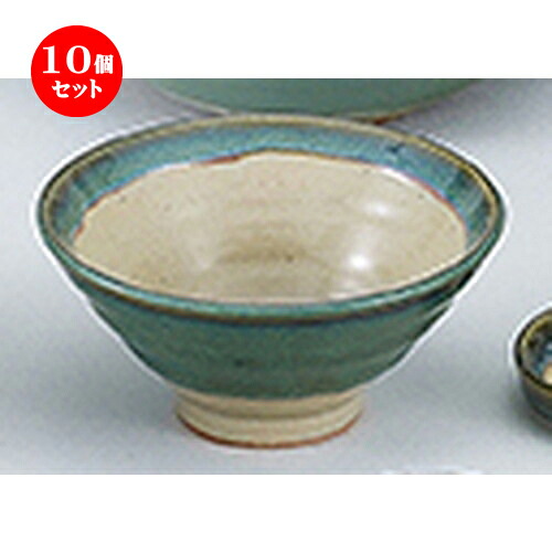 10個セット☆ 和陶オープン ☆ グリーン益子風 大茶身丼 [ 15.2 x 7cm ] | 茶漬け丼 丼ぶり カフェ丼 鉢 お茶漬け そば うどん ボウル 食器 業務用 飲食店 カフェ うつわ 器 おしゃれ かわいい ギフト プレゼント 誕生日 贈り物 贈答品 食器セット｜せともの本舗
