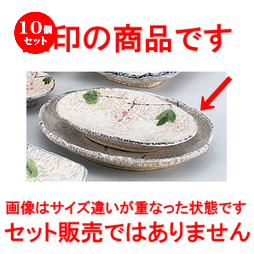 手数料安い 楽天市場 10個セット 和陶オープン 赤い実 10 0小判皿 29 5 X 24 3 X 4 5cm 大きい お皿 大皿 盛り皿 盛皿 人気 おすすめ パスタ皿 パーティー 食器 業務用 飲食店 カフェ うつわ 器 ギフト プレゼント誕生日 贈り物