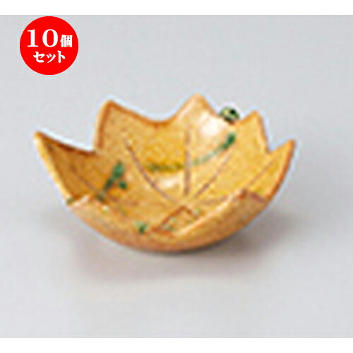 10個セット ☆ 珍味 ☆イラボ紅葉型珍味 [ 8 x 9 x 3.2cm ] | 珍味 小付け 小鉢 小皿 お漬物 薬味入れ おすすめ 人気 食器 業務用 飲食店 カフェ うつわ 器 おしゃれ かわいい お洒落 可愛い ギフト プレゼント 引き出物 内祝い 結婚祝い 誕生日 贈り物 贈答品 食器セット