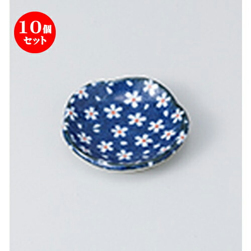 10個セット ☆ 珍味 ☆山桜 梅型豆皿 [ 6.3 x 1.5cm ] | 珍味 小付け 小鉢 小皿 お漬物 薬味入れ おすすめ 人気 食器 業務用 飲食店 カフェ うつわ 器 おしゃれ かわいい お洒落 可愛い ギフト プレゼント 引き出物 内祝い 結婚祝い 誕生日 贈り物 贈答品 食器セット