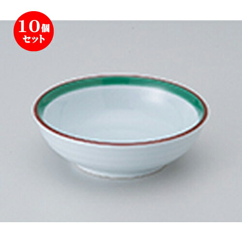 10個セット ☆ 松花堂 ☆ 二色ライン丸鉢 [ 10.8 x 3.5cm ］ | 弁当 小鉢 豆皿 幕ノ内 人気 おすすめ 食器 業務用 飲食店 カフェ うつわ 器 おしゃれ かわいい ギフト プレゼント 引き出物 誕生日 贈り物 贈答品 食器セット