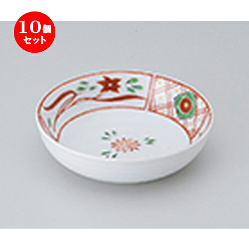 10個セット ☆ 松花堂 ☆ 赤絵丸鉢 [ 11.5 x 3.3cm ］ | 弁当 小鉢 豆皿 幕ノ内 人気 おすすめ 食器 業務用 飲食店 カフェ うつわ 器 おしゃれ かわいい ギフト プレゼント 引き出物 誕生日 贈り物 贈答品 食器セット｜せともの本舗